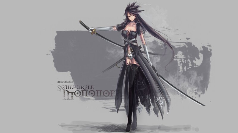 soul purple mononof character art