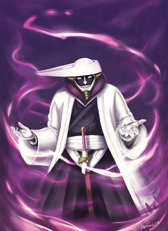 Soul Reaper in purple energy