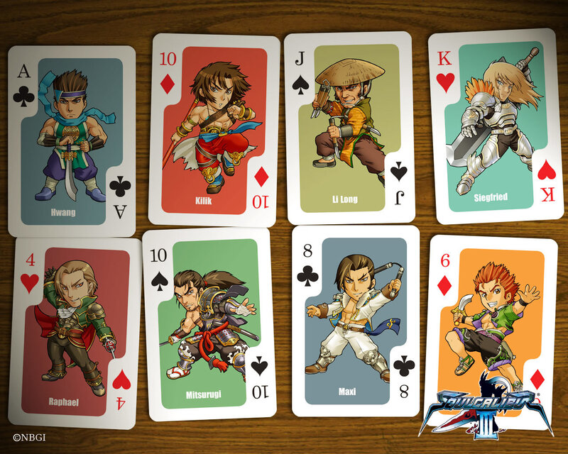 Soulcalibur III playing cards