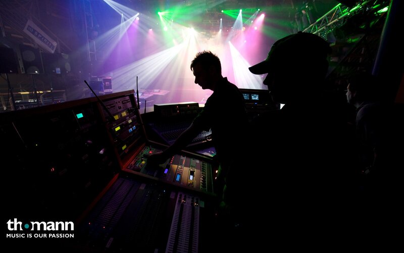 Sound Engineer at Console