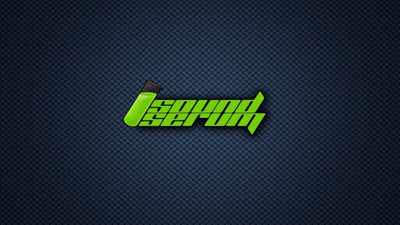 Sound Serum logo on dark background