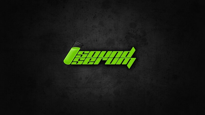 Sound Serum logo on dark background