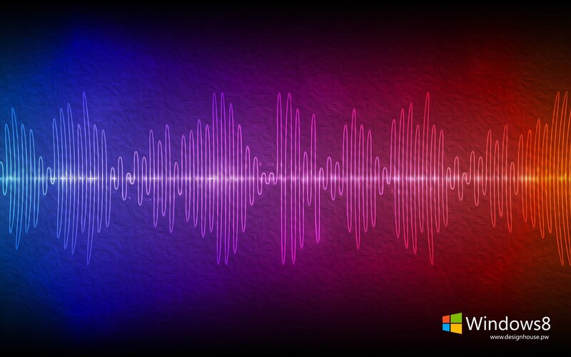Sound Wave Visualization — Blue, Dynamic, Digital Art, Waveform, Gradient Background