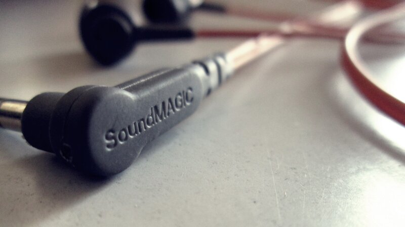 SoundMagic earphone close-up