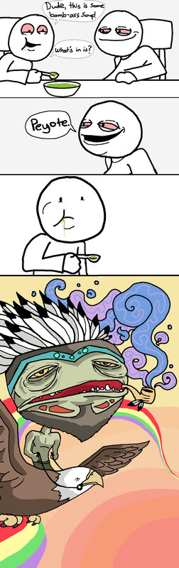 Soup with peyote