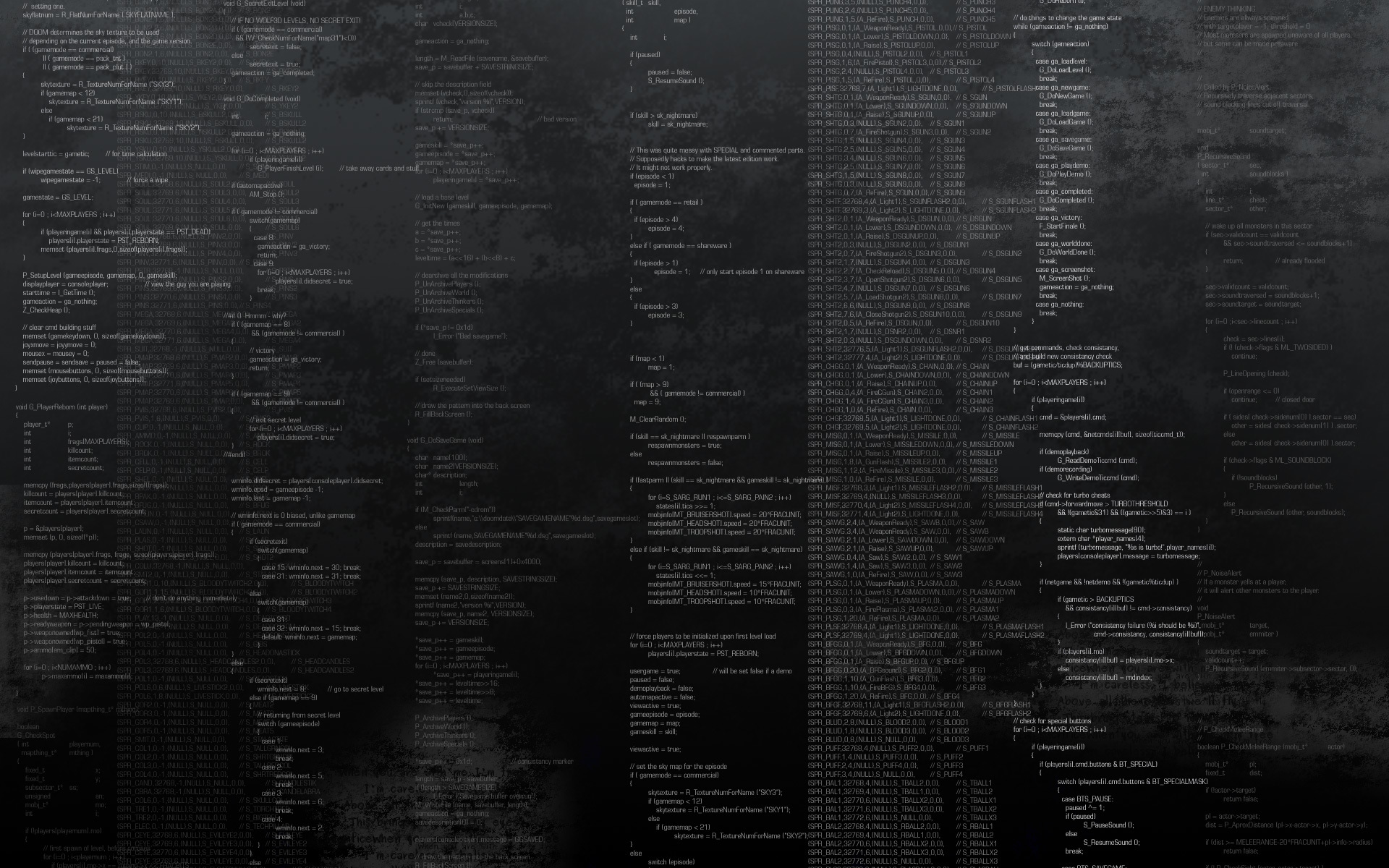 source code display