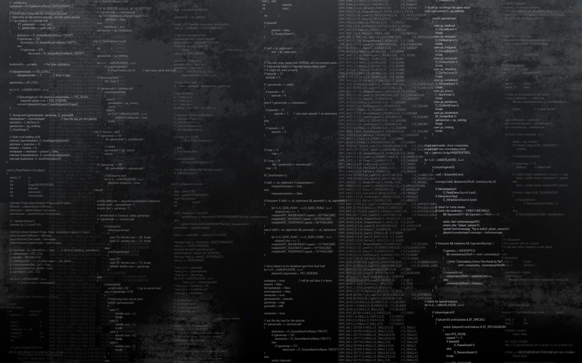 source code display