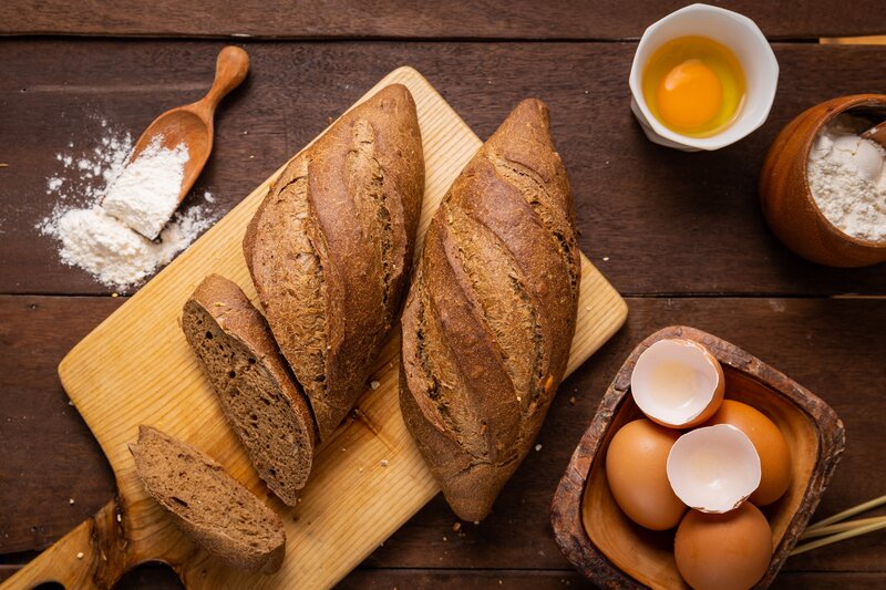 Sourdough Bread Loaves — Brown, Rustic