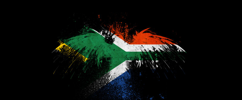 South African Flag Eagle