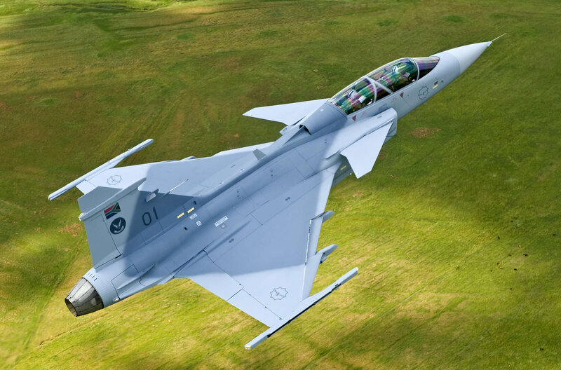 South African Gripen fighter jet