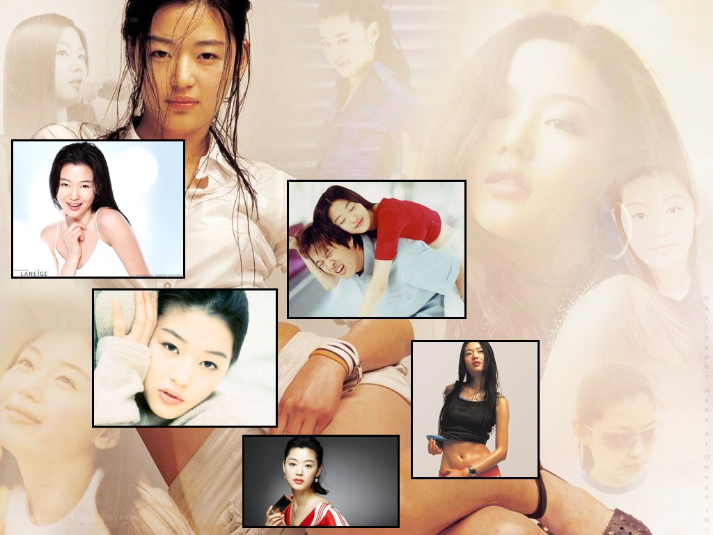 South Korean actress collage