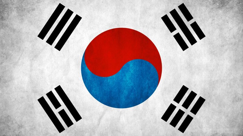 South Korean Flag — Red