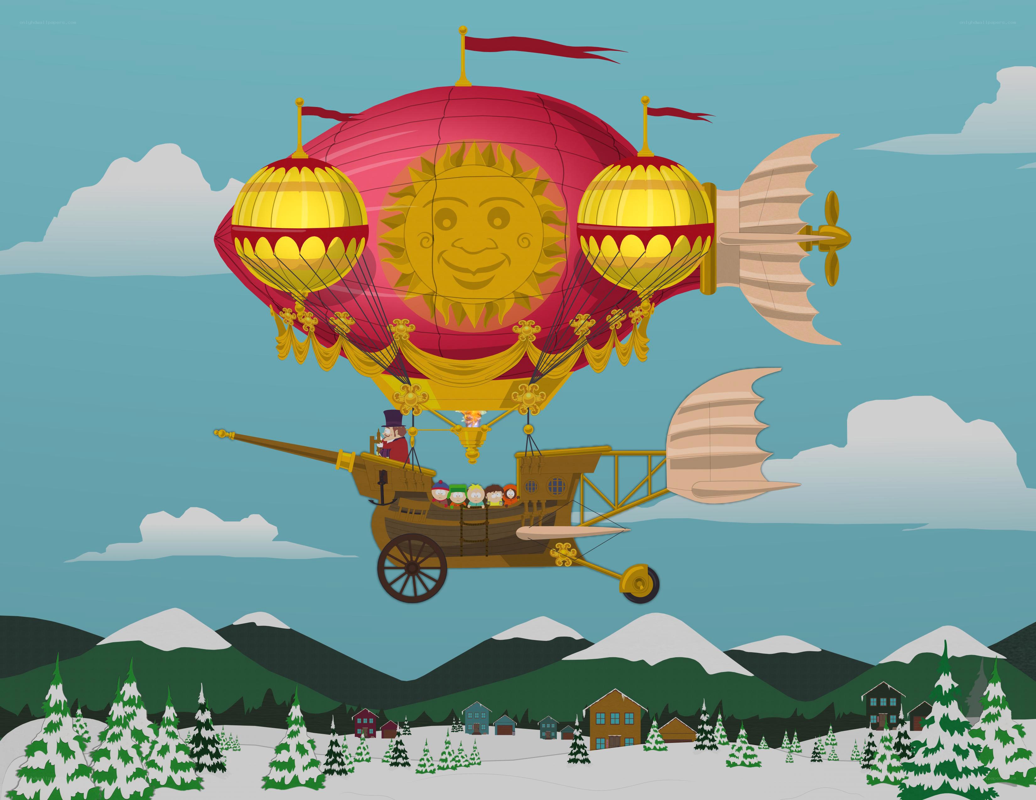 South Park airship scene
