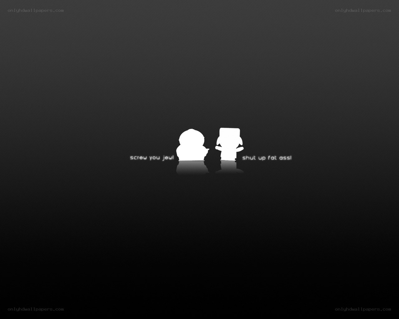 South Park character silhouettes