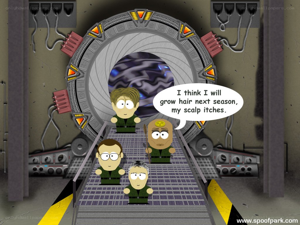 South Park characters at stargate