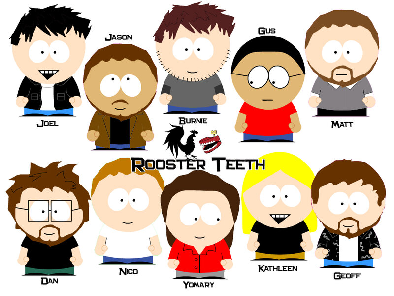 South Park Characters — Black, Neutral