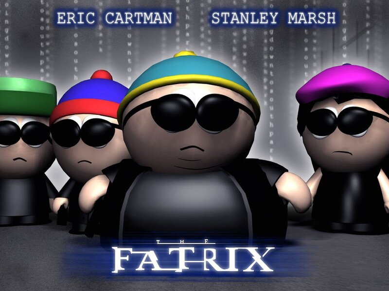 South Park Characters — Black, Serious