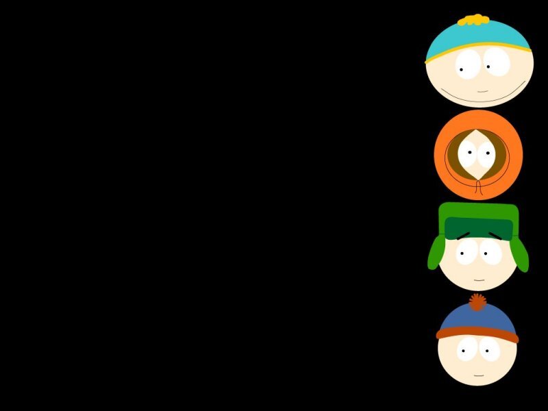 South Park Characters — Black
