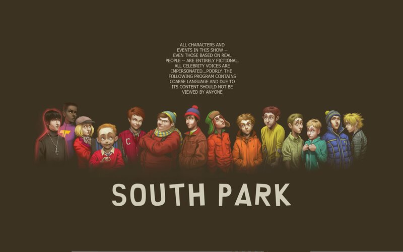 South Park Characters — Brown, Neutral