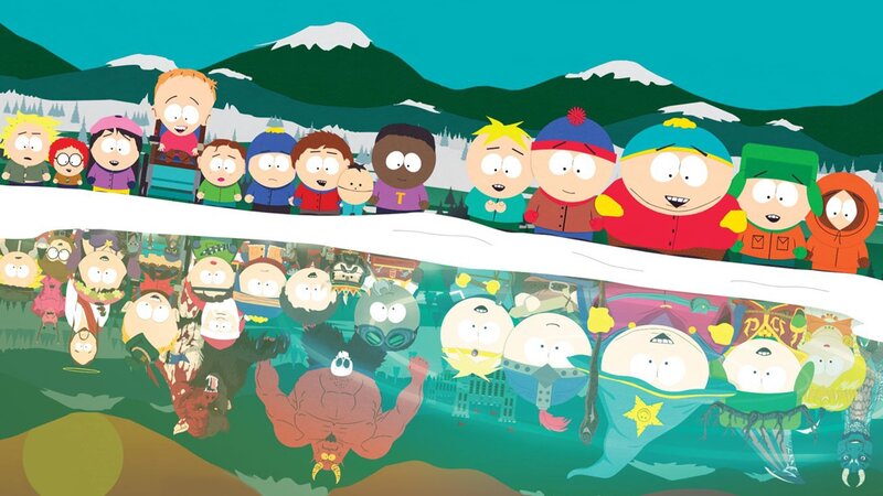 South Park Characters — Green, Playful