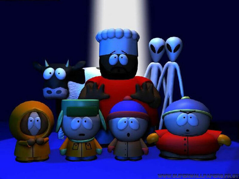 South Park characters in 3D