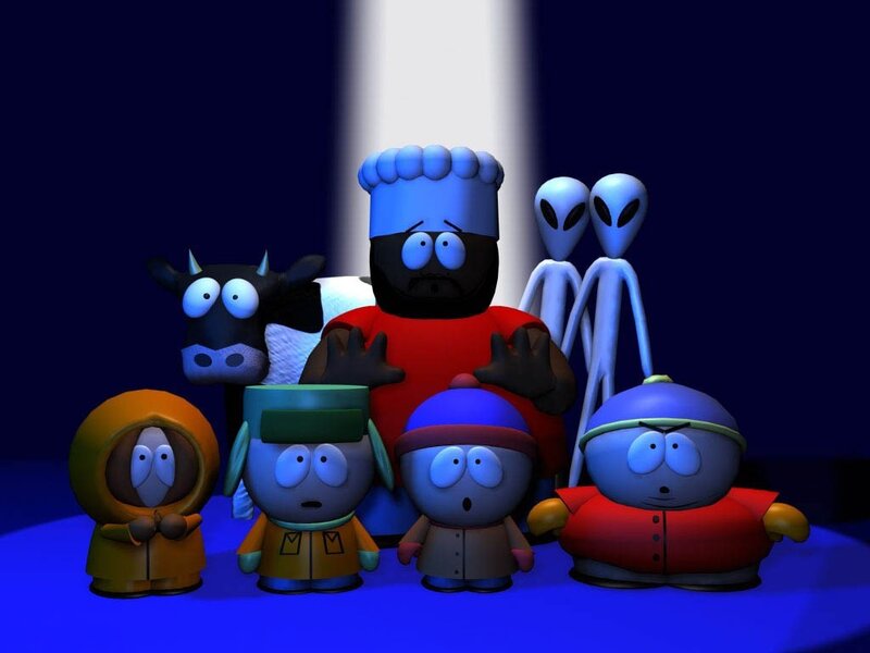 South Park characters in a scene