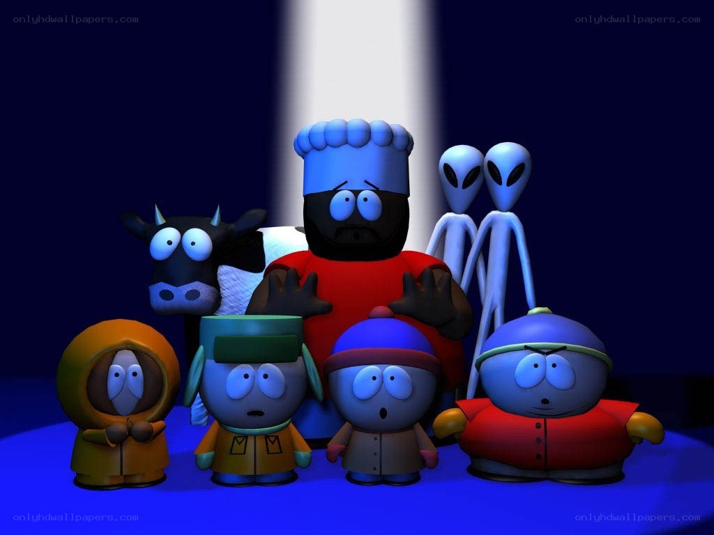 South Park characters in a scene