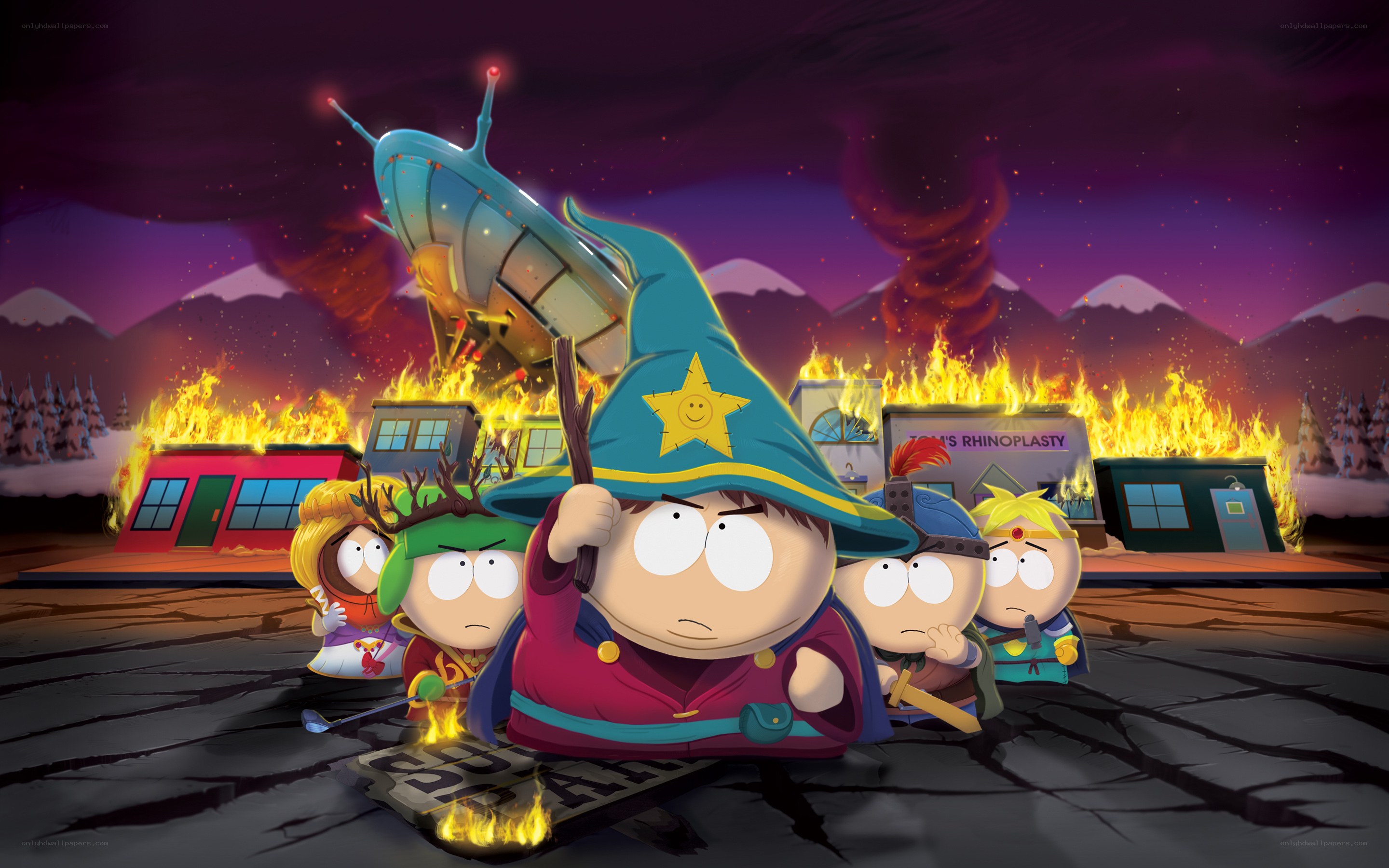 South Park characters in chaos