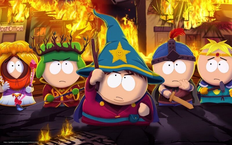South Park characters in fantasy gear