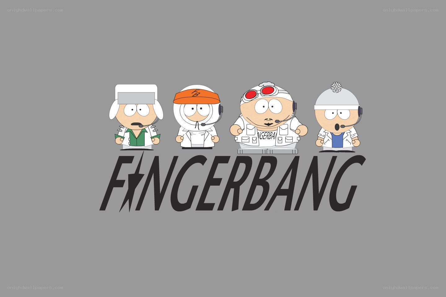 South Park characters in lab coats