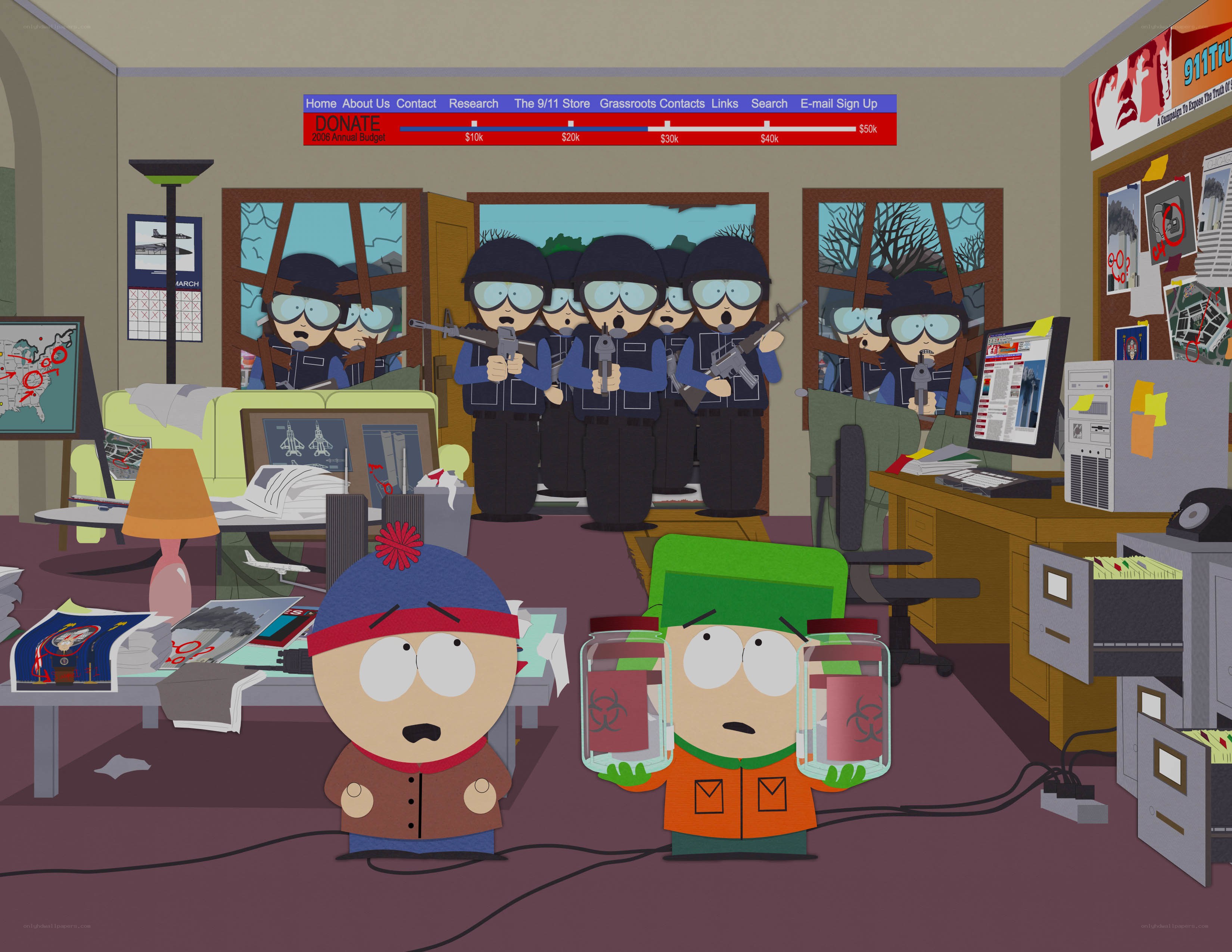 South Park characters in office