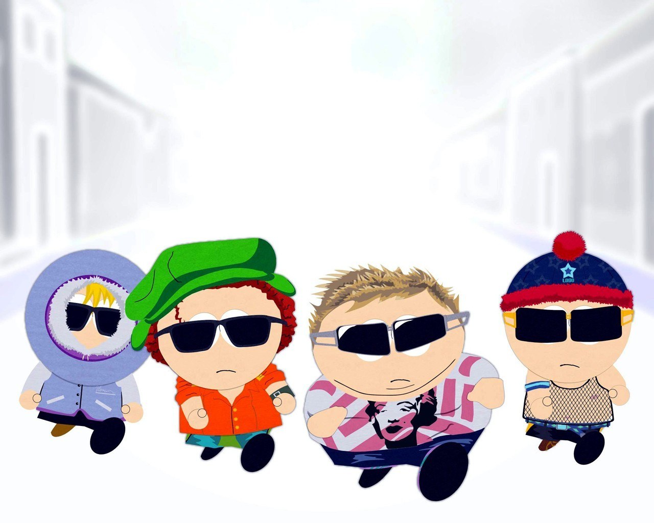 South Park characters in sunglasses