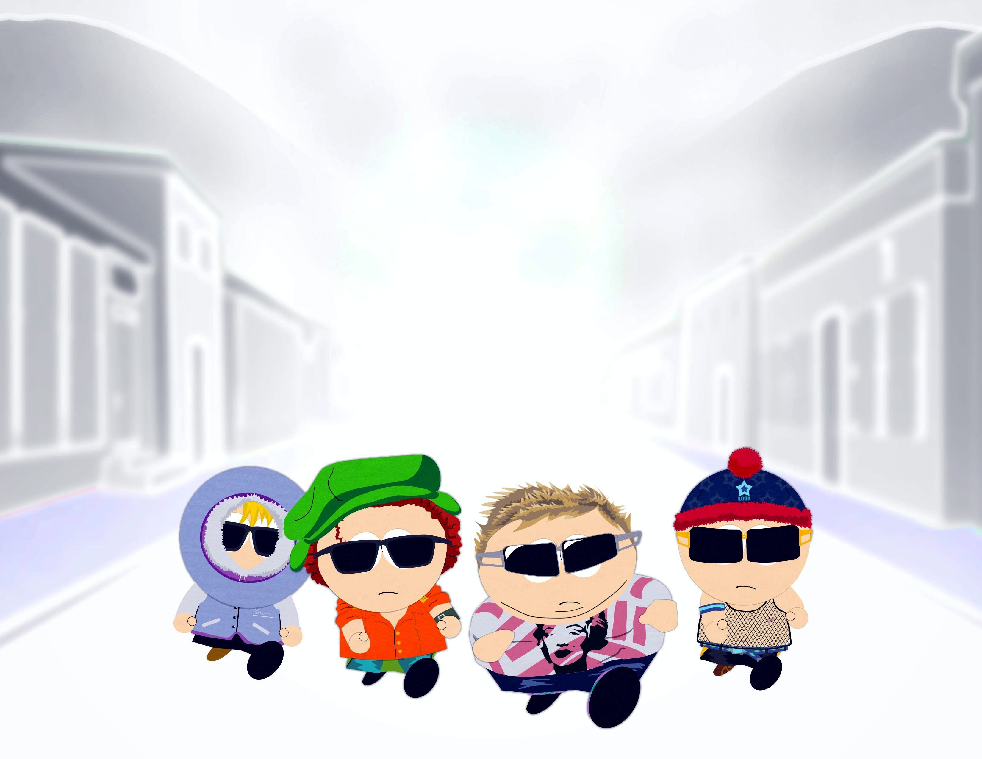 South Park characters in sunglasses