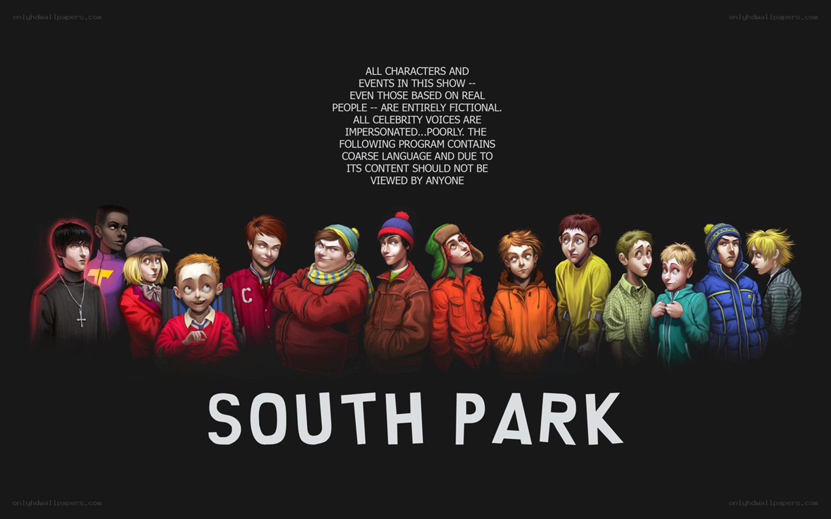 South Park characters lineup