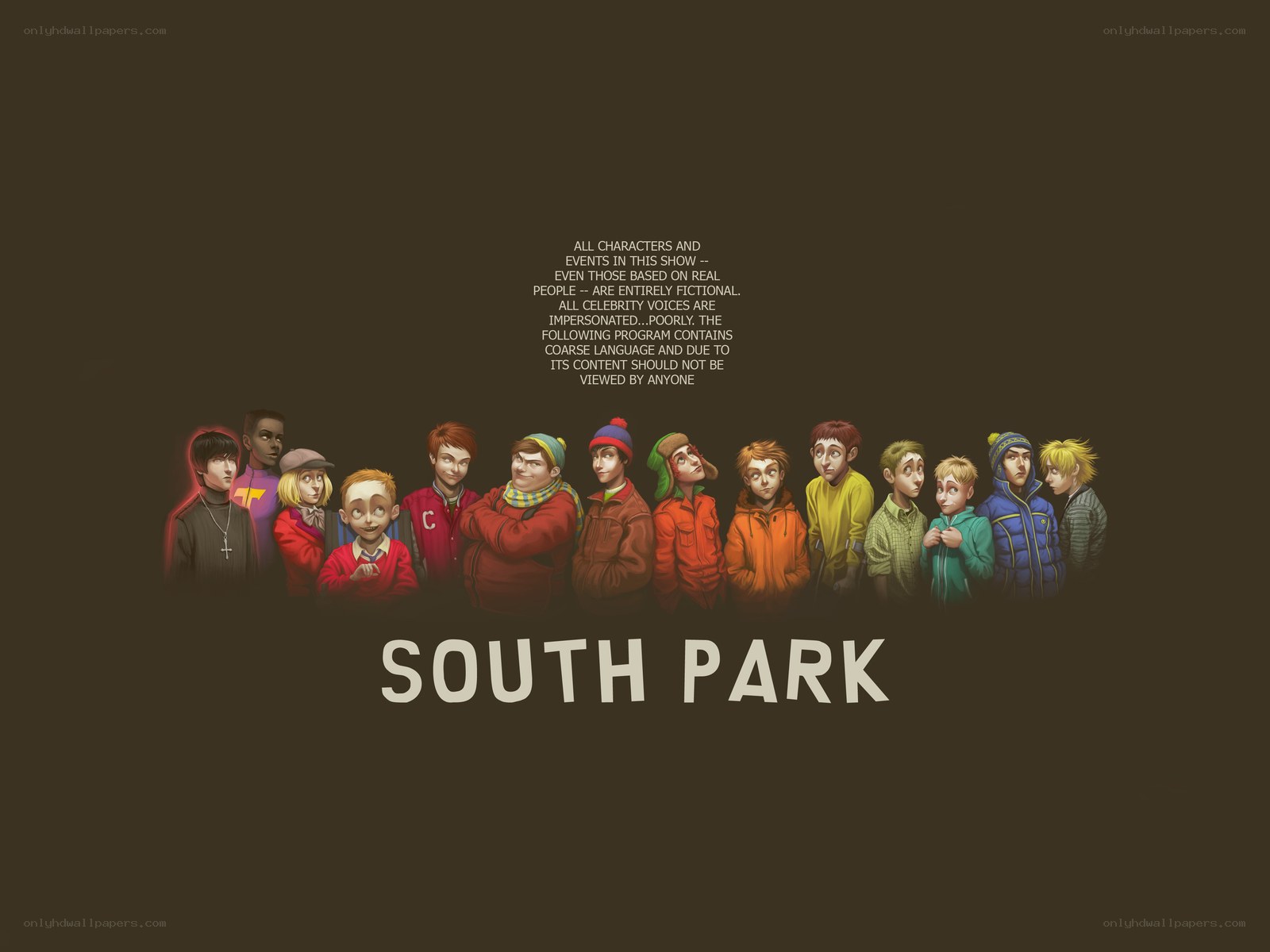 South Park characters lineup