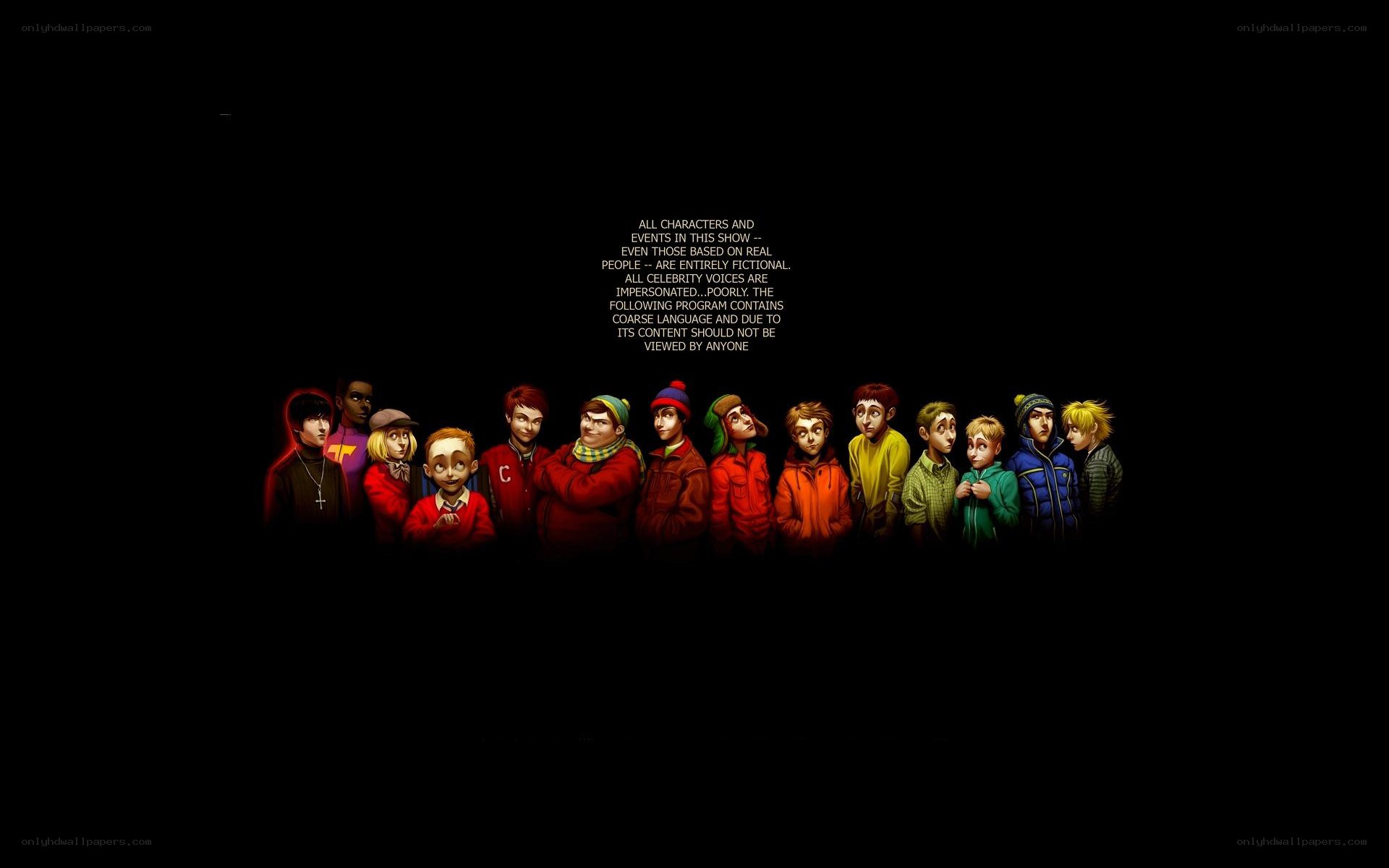 South Park characters lineup