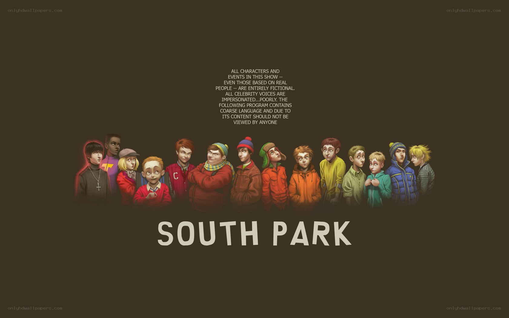 South Park characters lineup