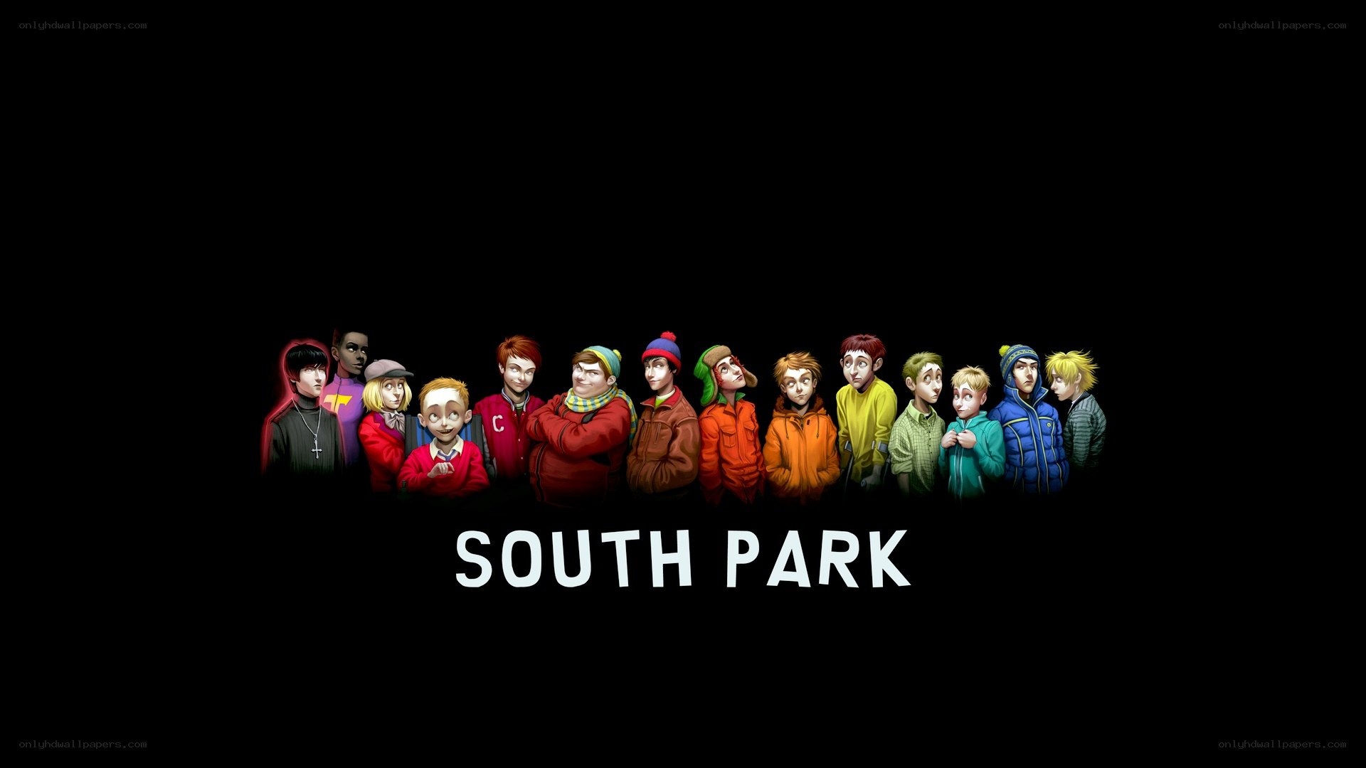 South Park characters lineup