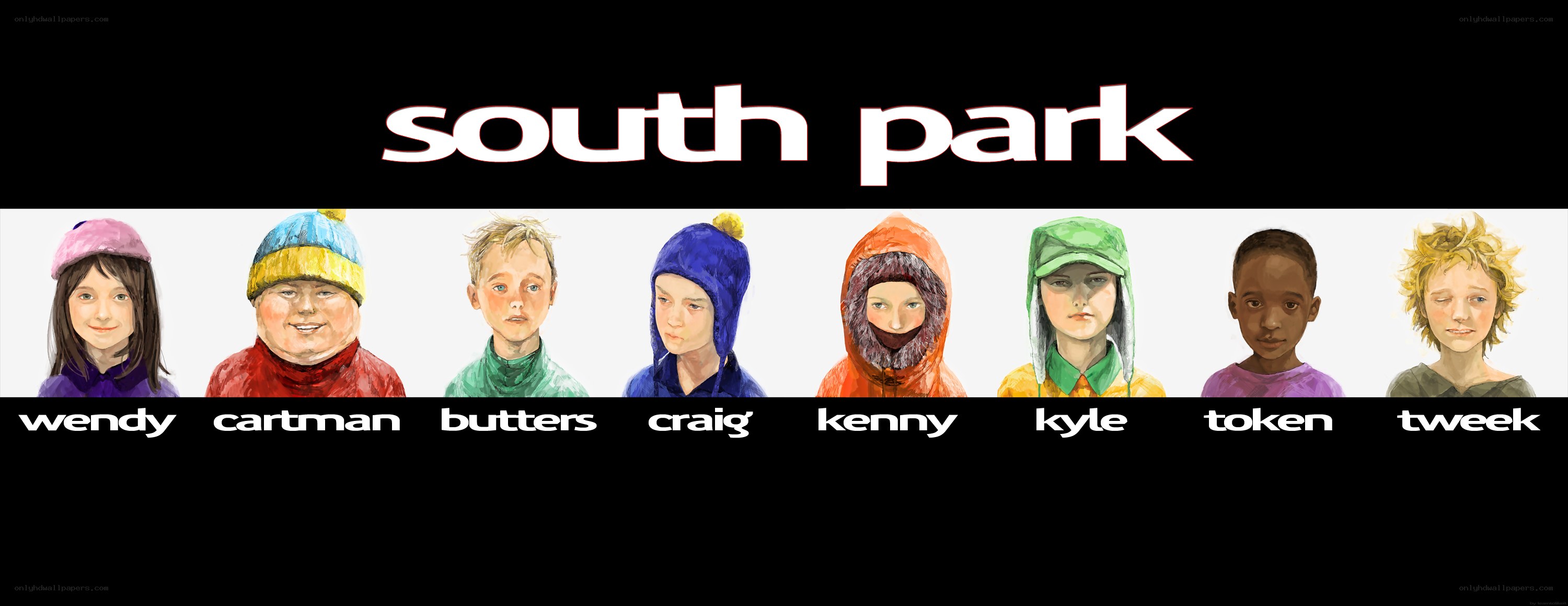 South Park characters lineup
