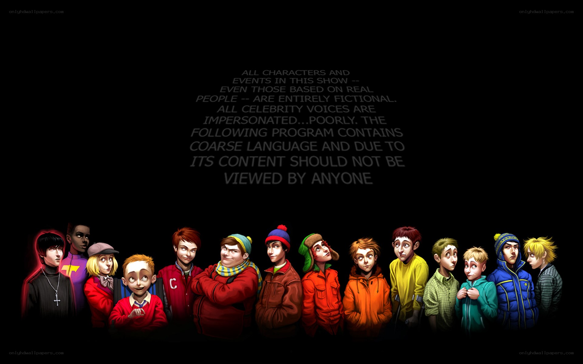 South Park characters lineup