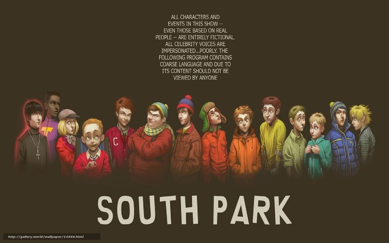 South Park characters lineup