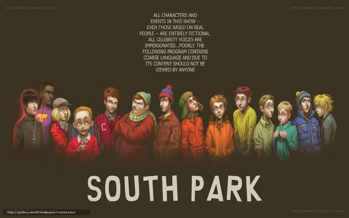 South Park characters lineup