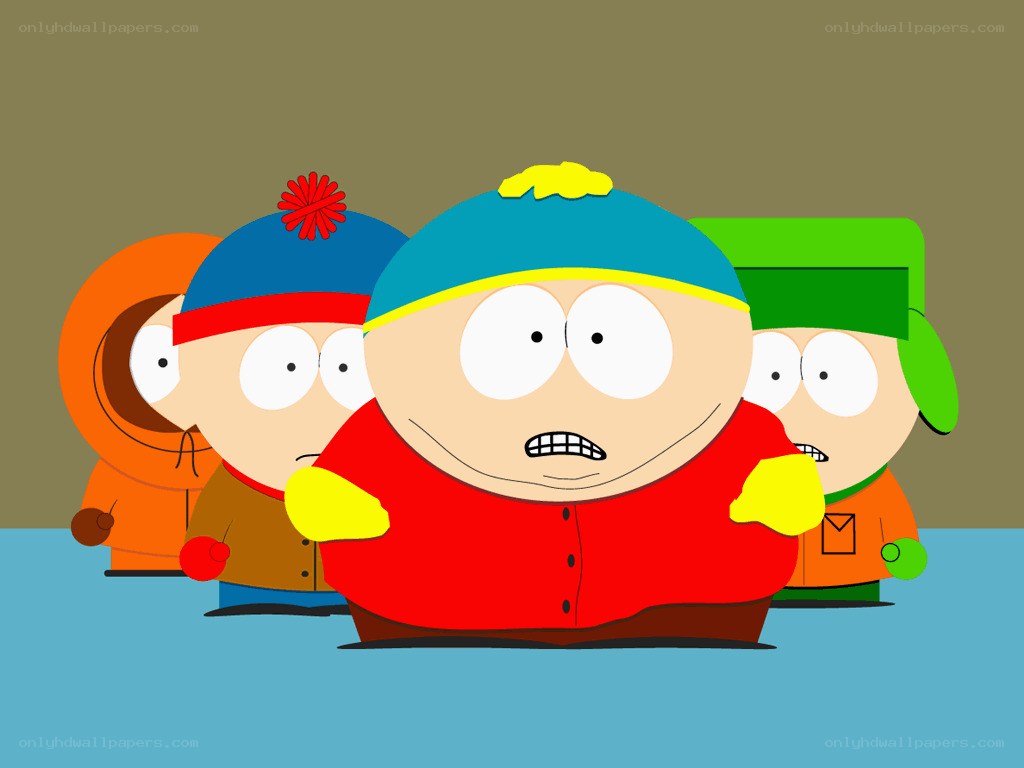 South Park characters standing together