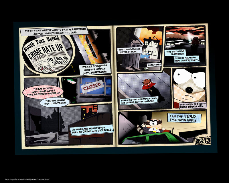 South Park comic page