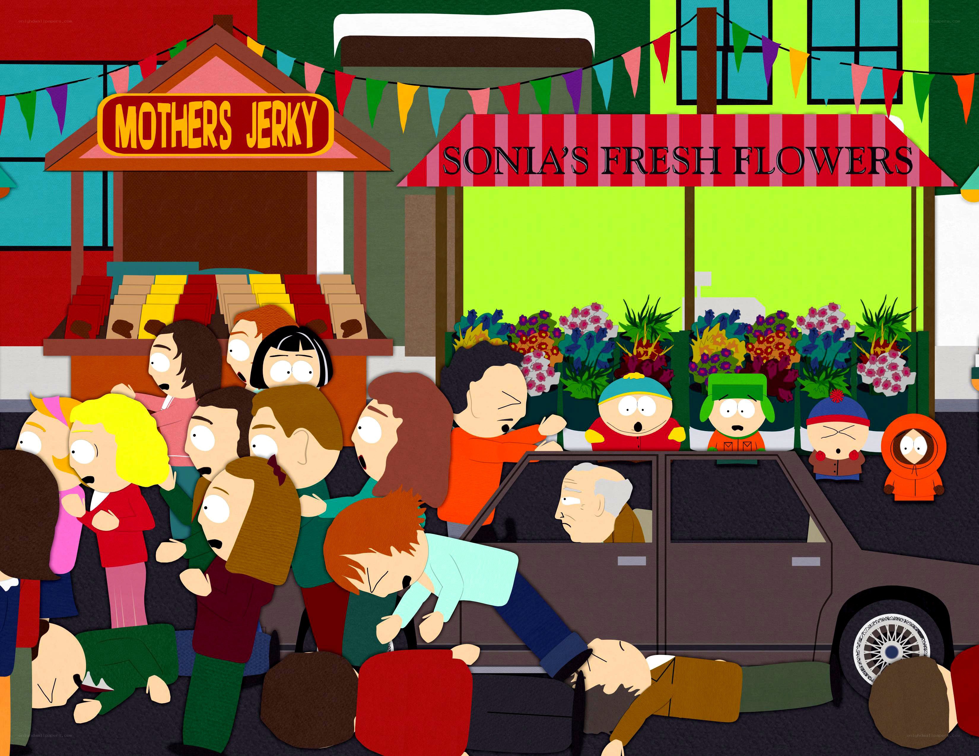 South Park crowd chaos