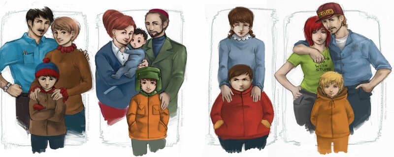 South Park family portraits