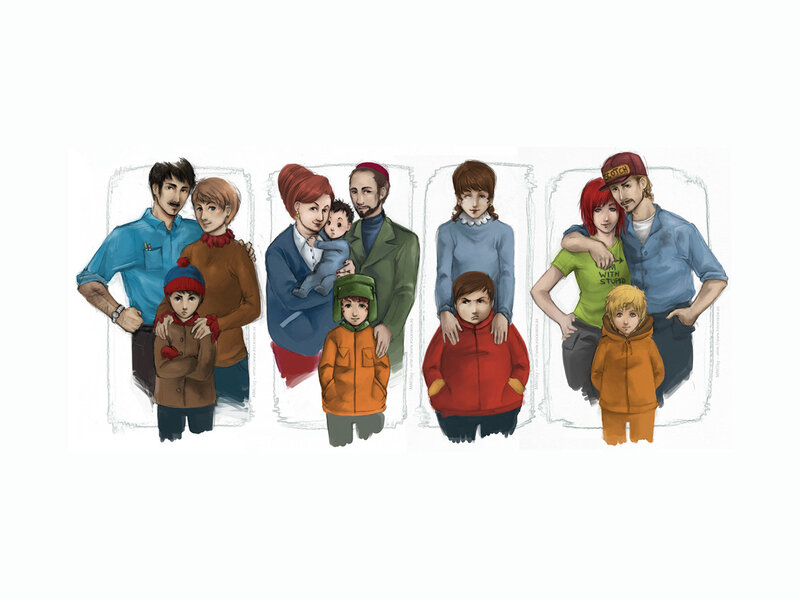 South Park family portraits