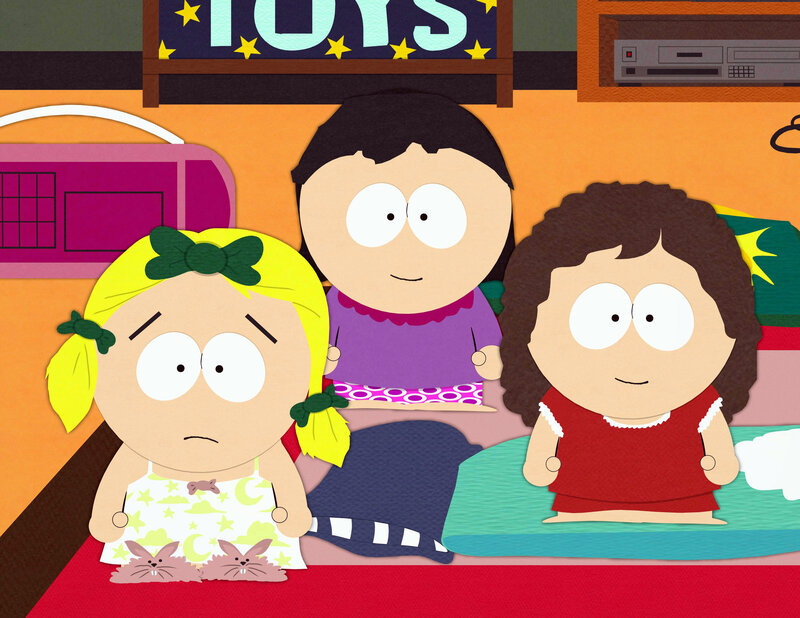 South Park girls in bedroom