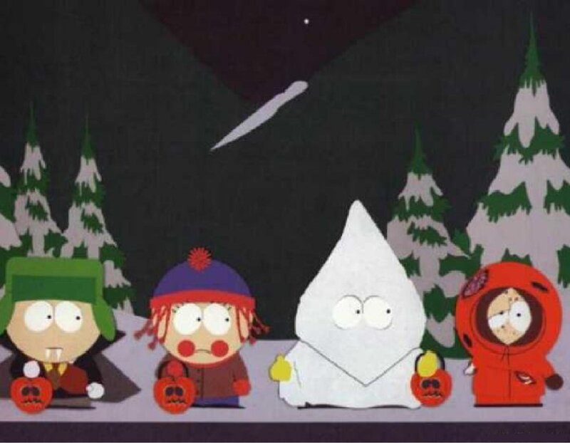 South Park kids trick-or-treating