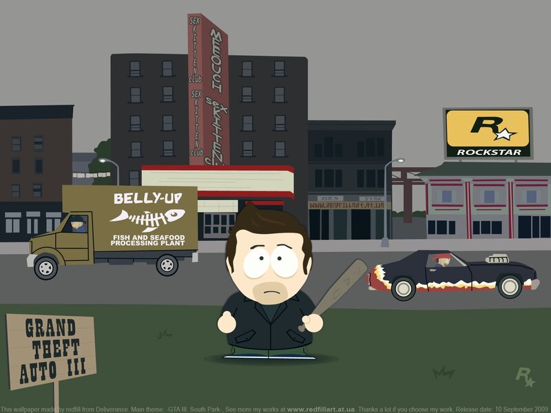 South Park parody of GTA III